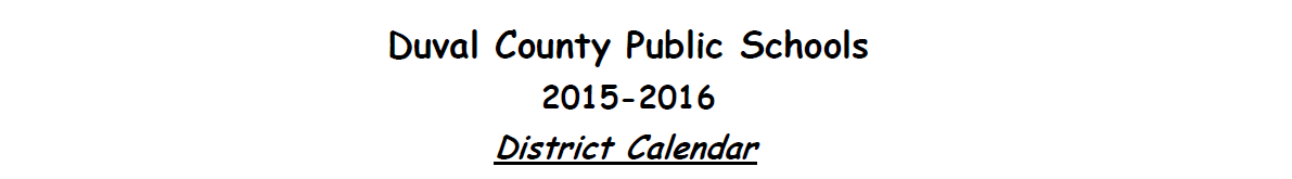 District School Academic Calendar for Sallye B. Mathis Elementary School