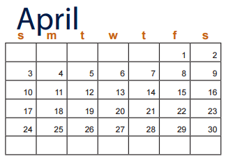 District School Academic Calendar for Ellison High School for April 2016