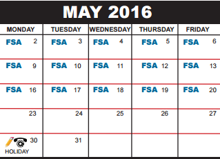 District School Academic Calendar for Palm Springs Middle School for May 2016