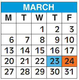 District School Academic Calendar for Westpine Middle School for March 2017