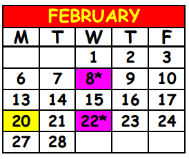 District School Academic Calendar for Neptune Beach Elementary School for February 2017