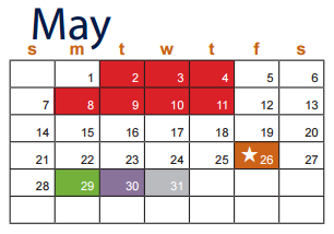 District School Academic Calendar for Ellison High School for May 2017