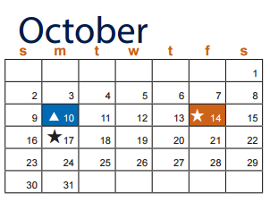 District School Academic Calendar for Nolan Middle School for October 2016