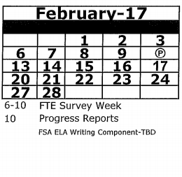 District School Academic Calendar for Fox Hollow Elementary School for February 2017