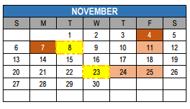 District School Academic Calendar for Magdalena Middle for November 2016