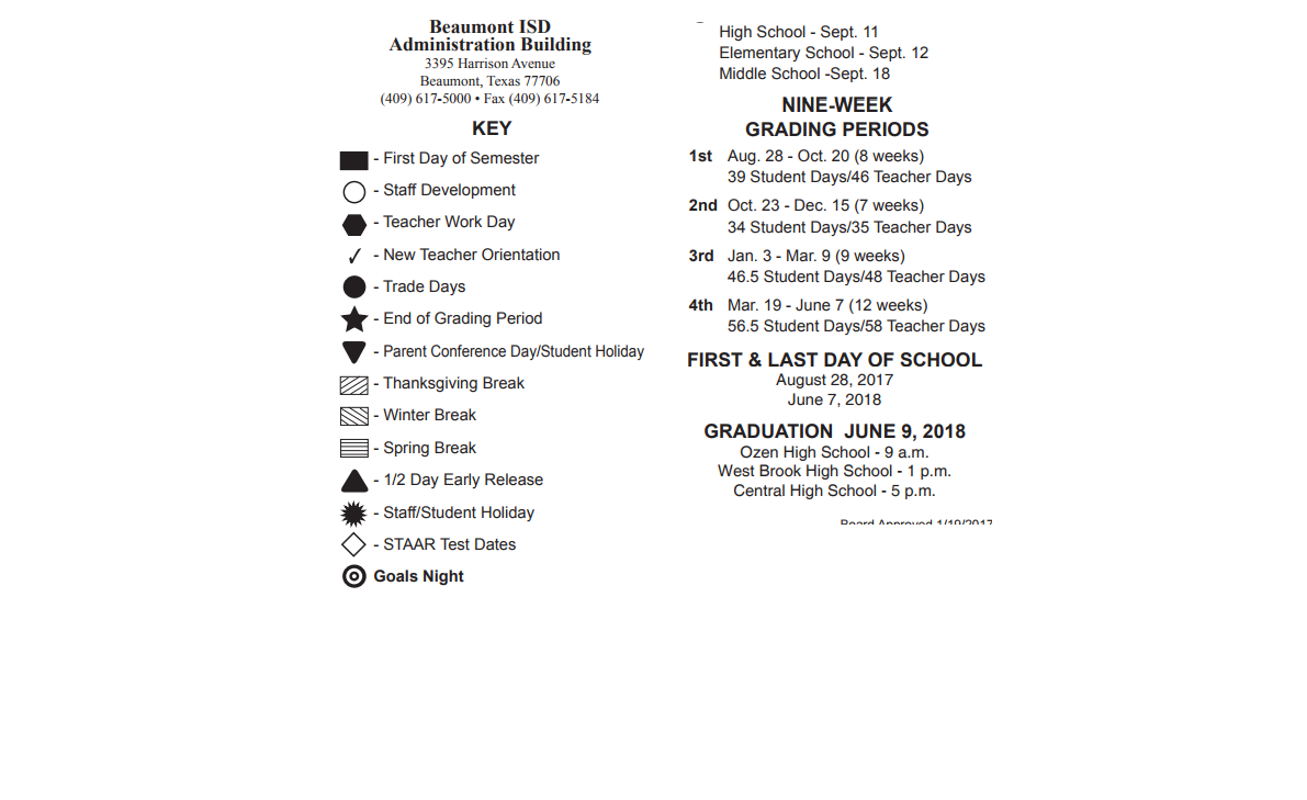 District School Academic Calendar Key for Dishman Elementary School