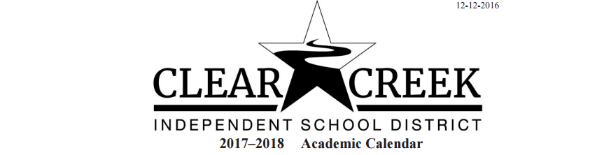 District School Academic Calendar for Creekside Intermediate
