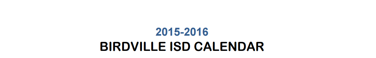 District School Academic Calendar for Richland High School