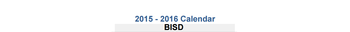 District School Academic Calendar for Fannin Elementary