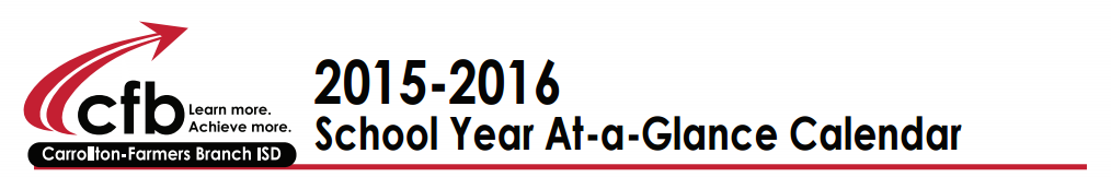 District School Academic Calendar for Sheffield Primary