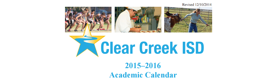 District School Academic Calendar for Clear Lake H S