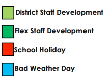 District School Academic Calendar Legend for P A S S Learning Ctr