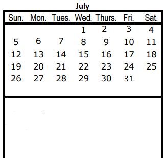 District School Academic Calendar for Albert S Johnston Elementary School for July 2015