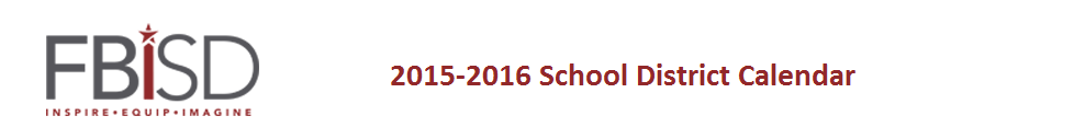 District School Academic Calendar for Brazos Bend Elementary School