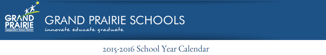 District School Academic Calendar for John Garner Elementary