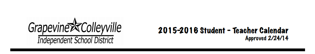 District School Academic Calendar for Bear Creek Elementary