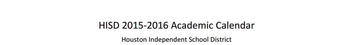 District School Academic Calendar for R D S P D