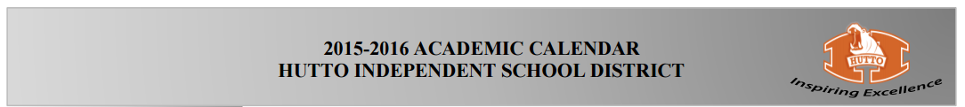 District School Academic Calendar for Williamson County Academy