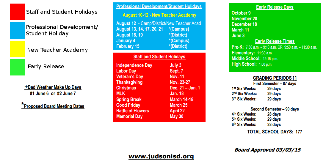 District School Academic Calendar Key for Henry Metzger Middle School