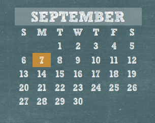 District School Academic Calendar for Klein Annex for September 2015
