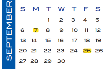 District School Academic Calendar for Huggins Elementary for September 2015