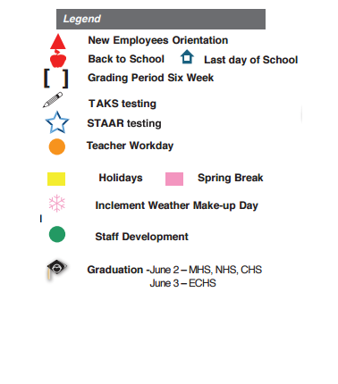 District School Academic Calendar Legend for F S Lara Academy