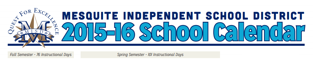 District School Academic Calendar for Mckenzie Elementary