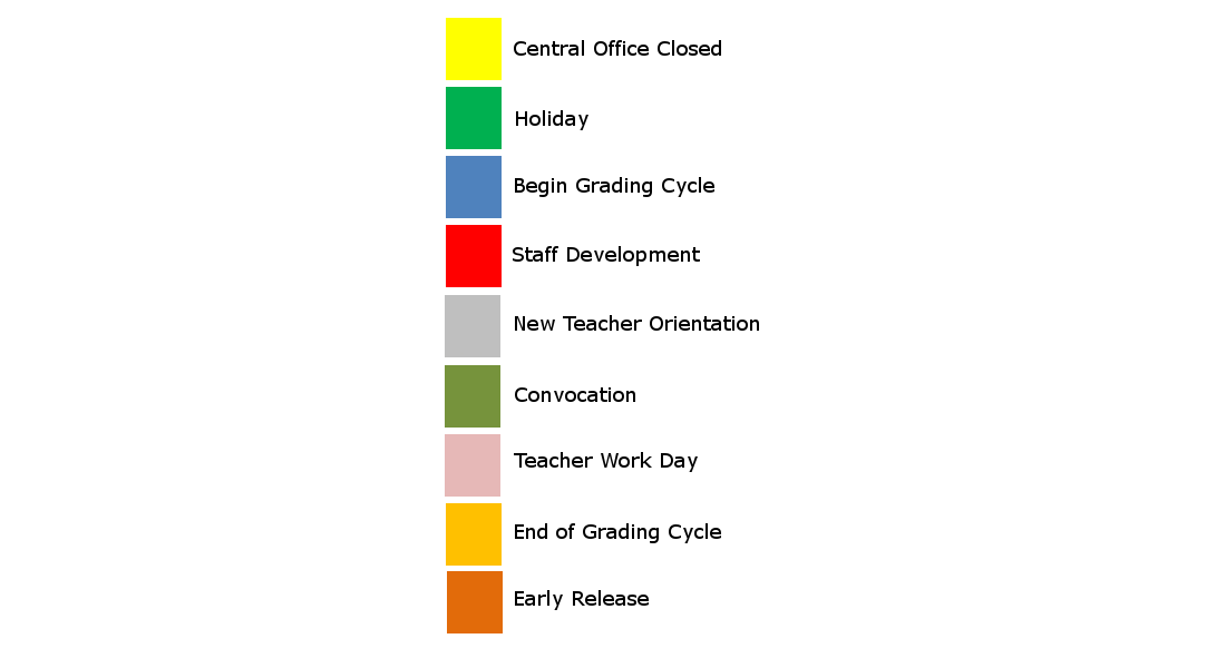 District School Academic Calendar Key for Long Elementary