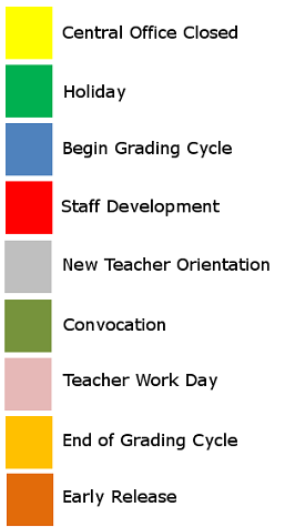 District School Academic Calendar Legend for Pease Communications/technology Ma