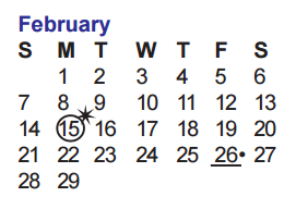 District School Academic Calendar for Nichols Elementary School for February 2016