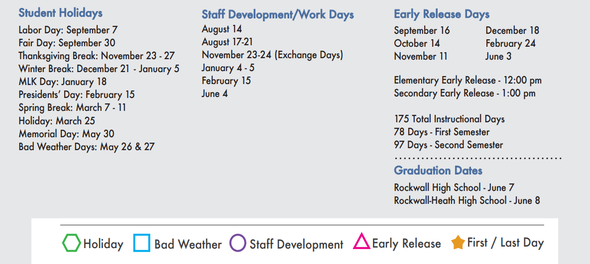 District School Academic Calendar Key for Cullins-lake Pointe Elementary