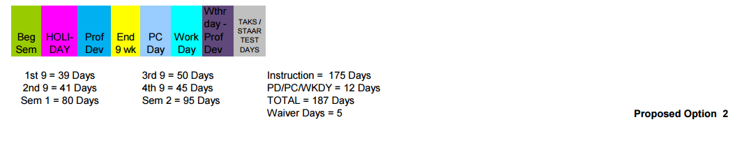 District School Academic Calendar Key for Miller Middle School