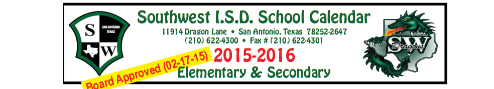 District School Academic Calendar for Indian Creek Elementary