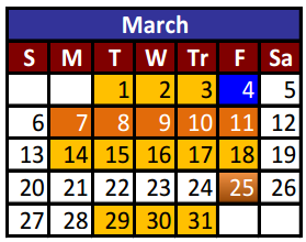 District School Academic Calendar for Glen Cove Elementary  for March 2016