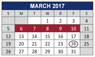 District School Academic Calendar for Boyd Elementary School for March 2017