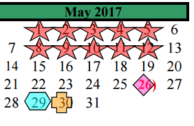 District School Academic Calendar for Don Jeter Elementary for May 2017