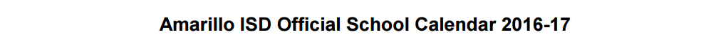 District School Academic Calendar for Glenwood Elementary