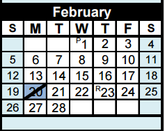 District School Academic Calendar for Copperas Cove High School for February 2017