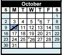 District School Academic Calendar for Martin Walker Elementary for October 2016