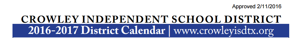 District School Academic Calendar for Jackie Carden Elementary