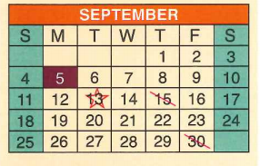 District School Academic Calendar for Henry B Gonzalez Elementary for September 2016