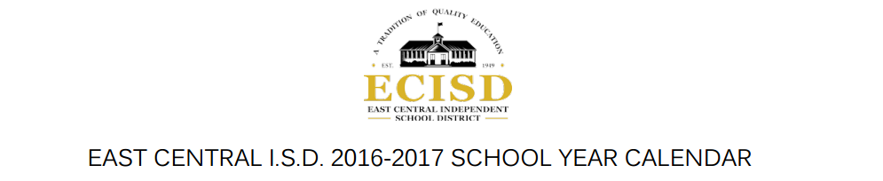 District School Academic Calendar for Oak Crest Intermediate