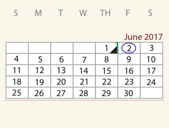 District School Academic Calendar for Alonso S Perales Elementary School for June 2017