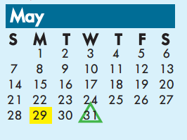 District School Academic Calendar for Brandenburg Elementary for May 2017