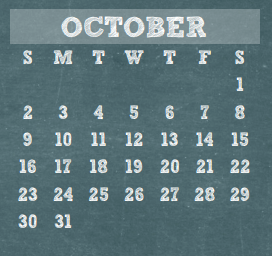 District School Academic Calendar for Brill Elementary for October 2016