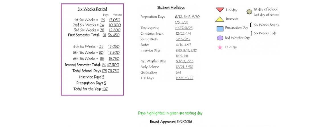 District School Academic Calendar Key for Eligio Kika De La Garza Elementary