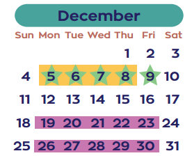 District School Academic Calendar for J C Martin Jr Elementary School for December 2016