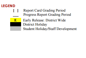 District School Academic Calendar Legend for Bluebonnet Trail Elementary School