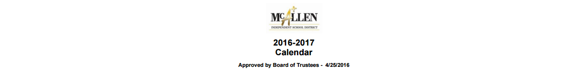 District School Academic Calendar for Bonham Elementary