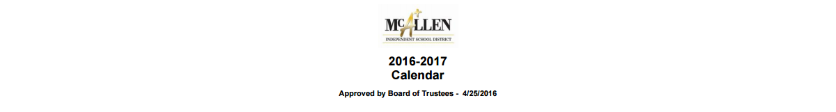 District School Academic Calendar for Milam Elementary